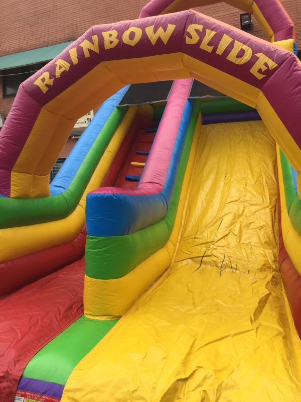 scivolo gonfiabile bambini usato